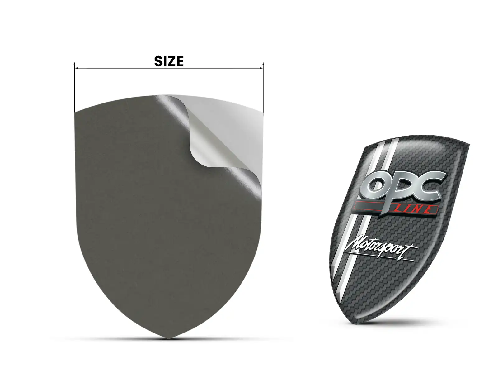 OPC Fensteraufkleber Stil Racing Anpassbar Auto